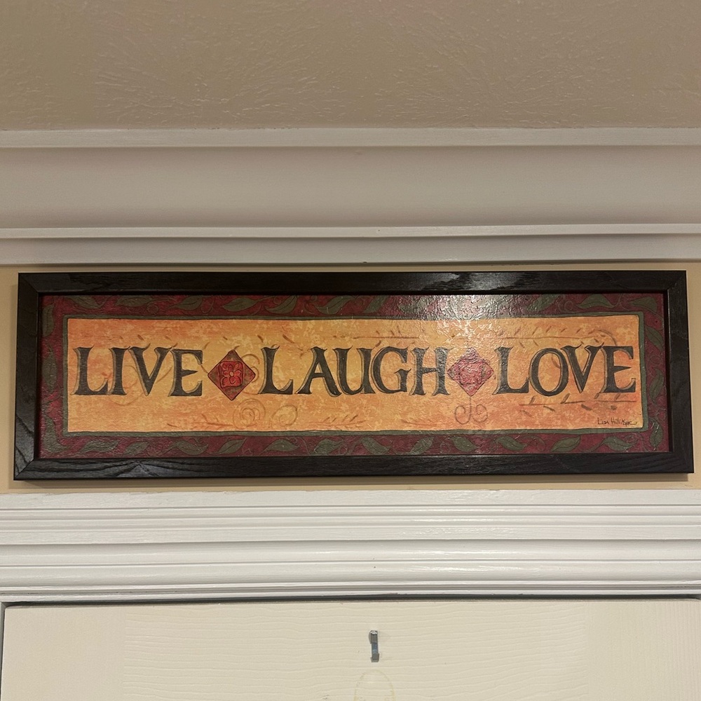 Home Interiors Live Laugh Love Apple Wall Decor